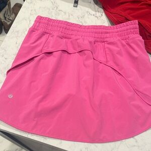 lululemon athletica Hot Pink Skater Skirt with Built-In Short